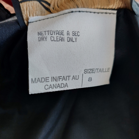 Black Velvet Slip Dress with Side Slit. Size 8 - Picture 7 of 8